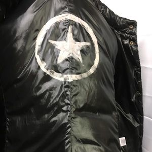 Converse puffer vest